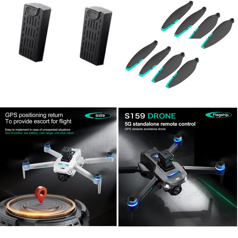 Drone Rc Gps S159 - Bateria para Drone S159, Acessórios para