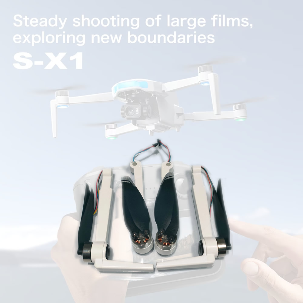 Drone X1 Rc - Kit com 4 Hélices e Braços