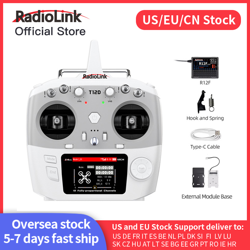 Drone Rc Car - Radiolink T12D ELRS Transmissor de 12