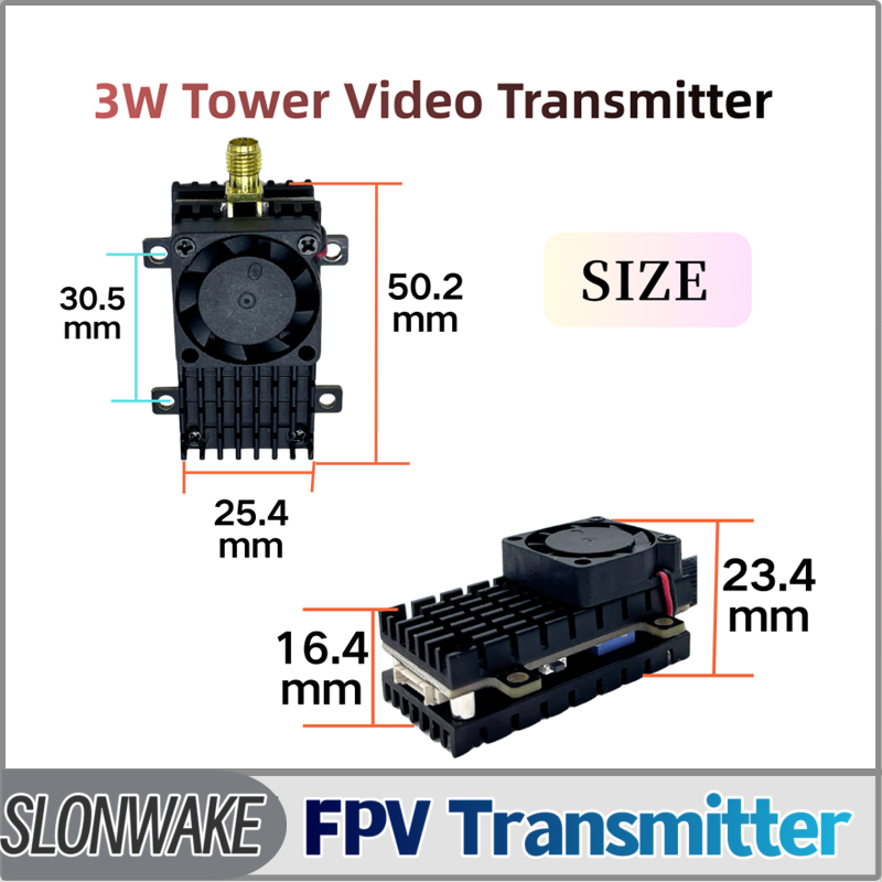 Drone Rc Control - SLONWAKE 5.8G 3000mW Simulação VTX FPV