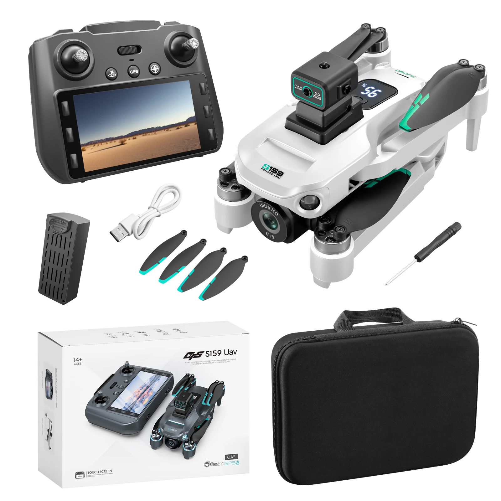 Drone profissional s159 gps co - Drone Rc Gps S159 avaliação e preço