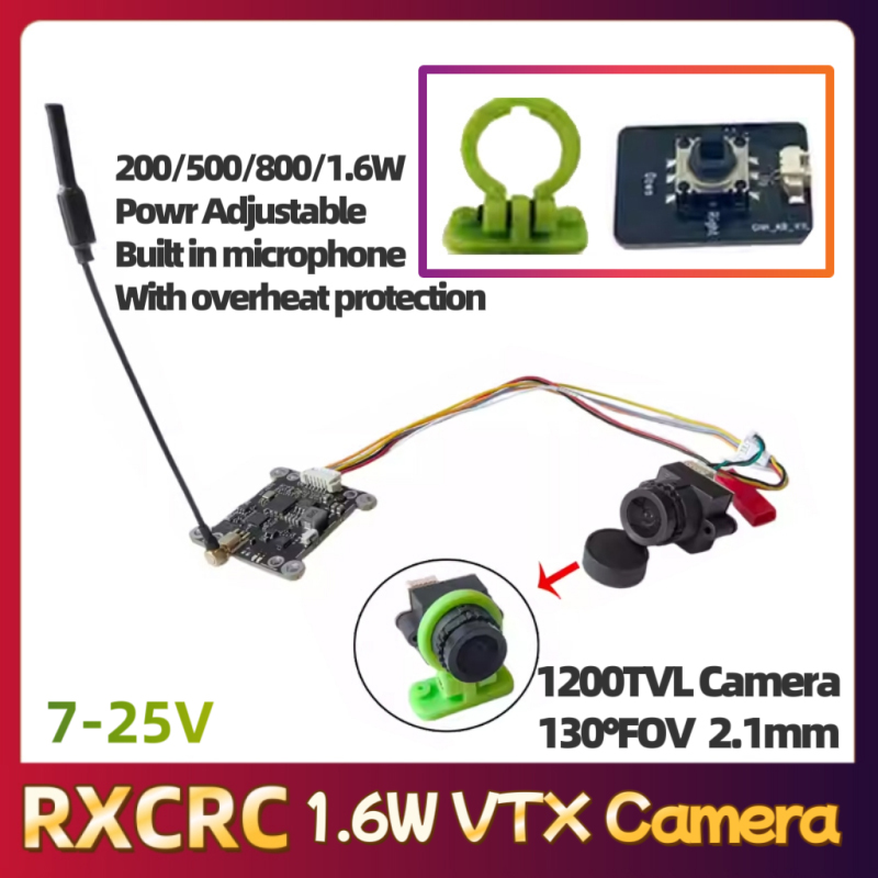 Módulo RXCRC 5.8G 48CH 1.6W VT - Drone Rc Control avaliação e preço
