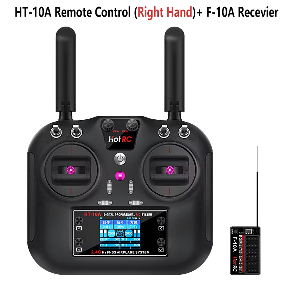 Transmissor Hotrc HT-10A 2.4G  - Drone Rc Car avaliação e preço