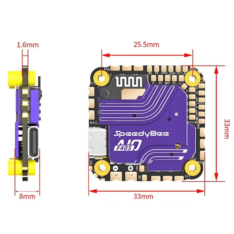 Controlador de Voo SpeedyBee F - Drone Rc Racing avaliação e preço
