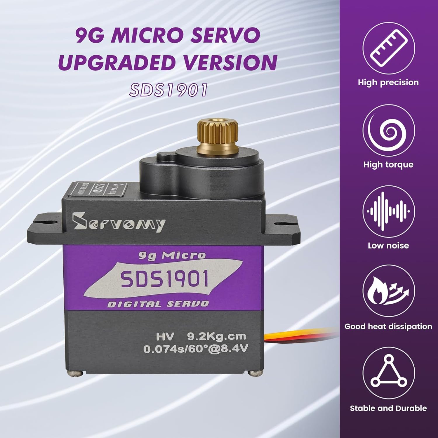 SERVOMY-SDS1901 Digital 9G Mic - Drone Rc Car avaliação e preço