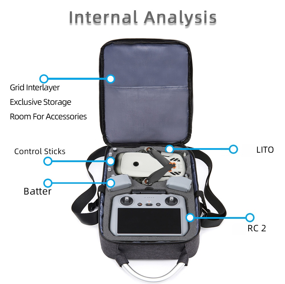 Bolsa Organizadora para DJI Li - Drone X1 Rc avaliação e preço