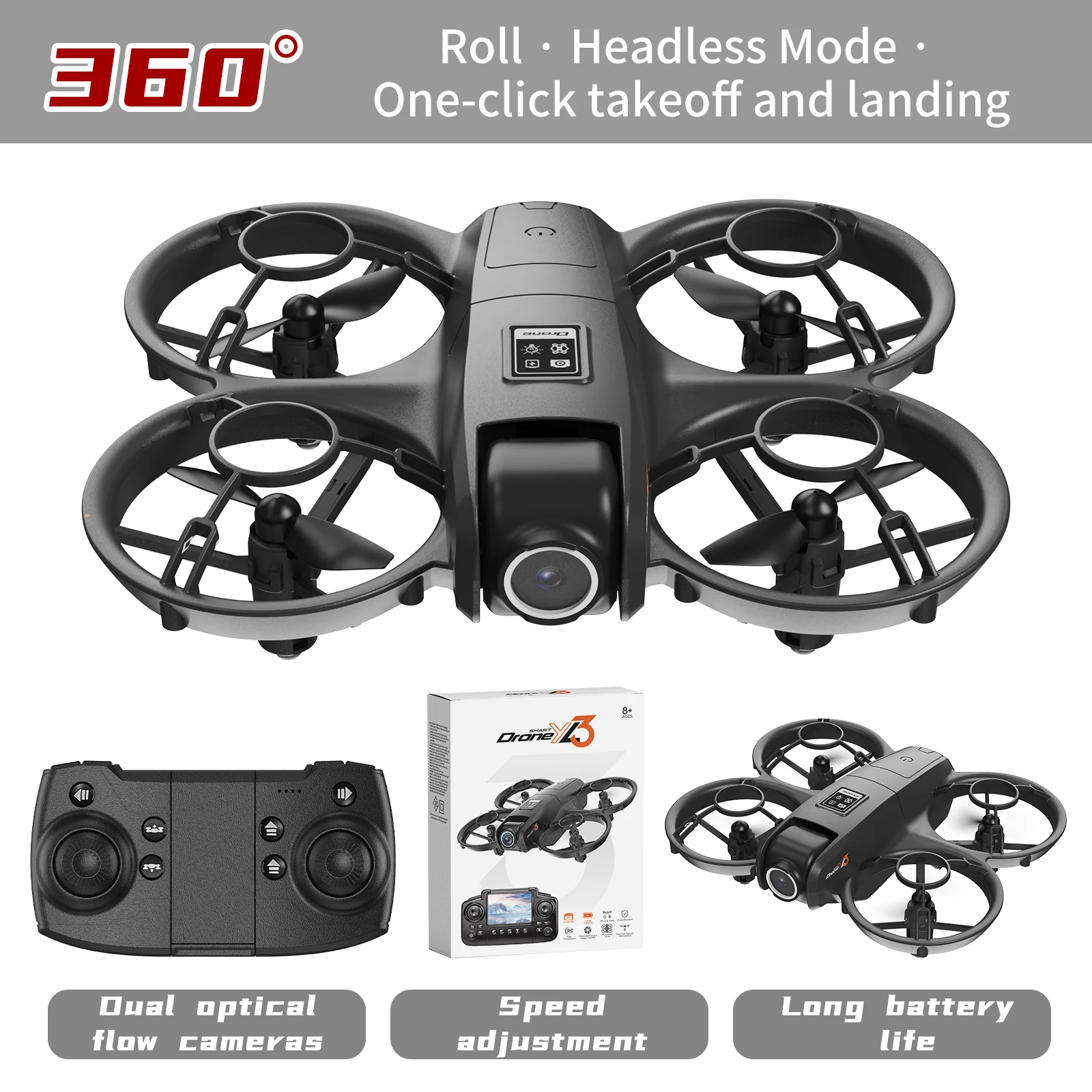 Novo Drone RC YL3 8K 1080P com - Drone Udi Rc avaliação e preço