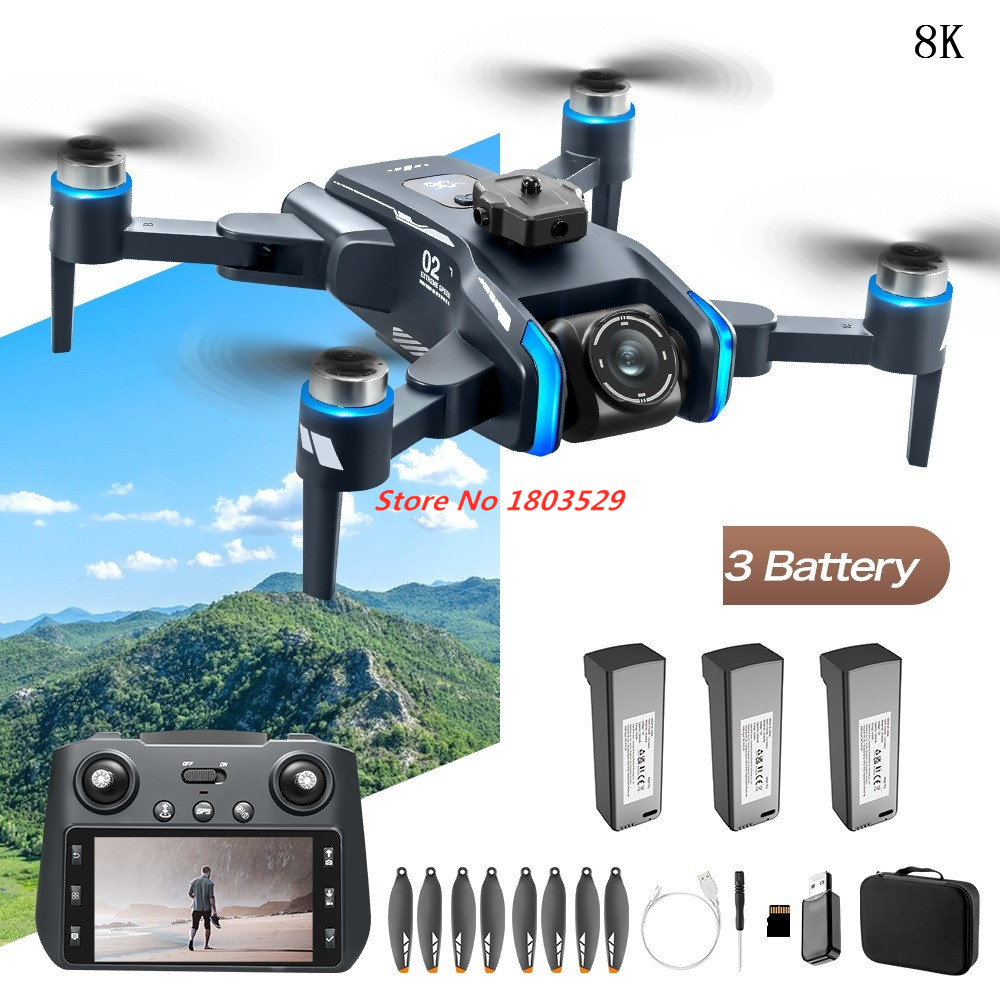 Drone RC 8K com Câmera Aérea 8 - Drone Rc Fpv Manual avaliação e preço